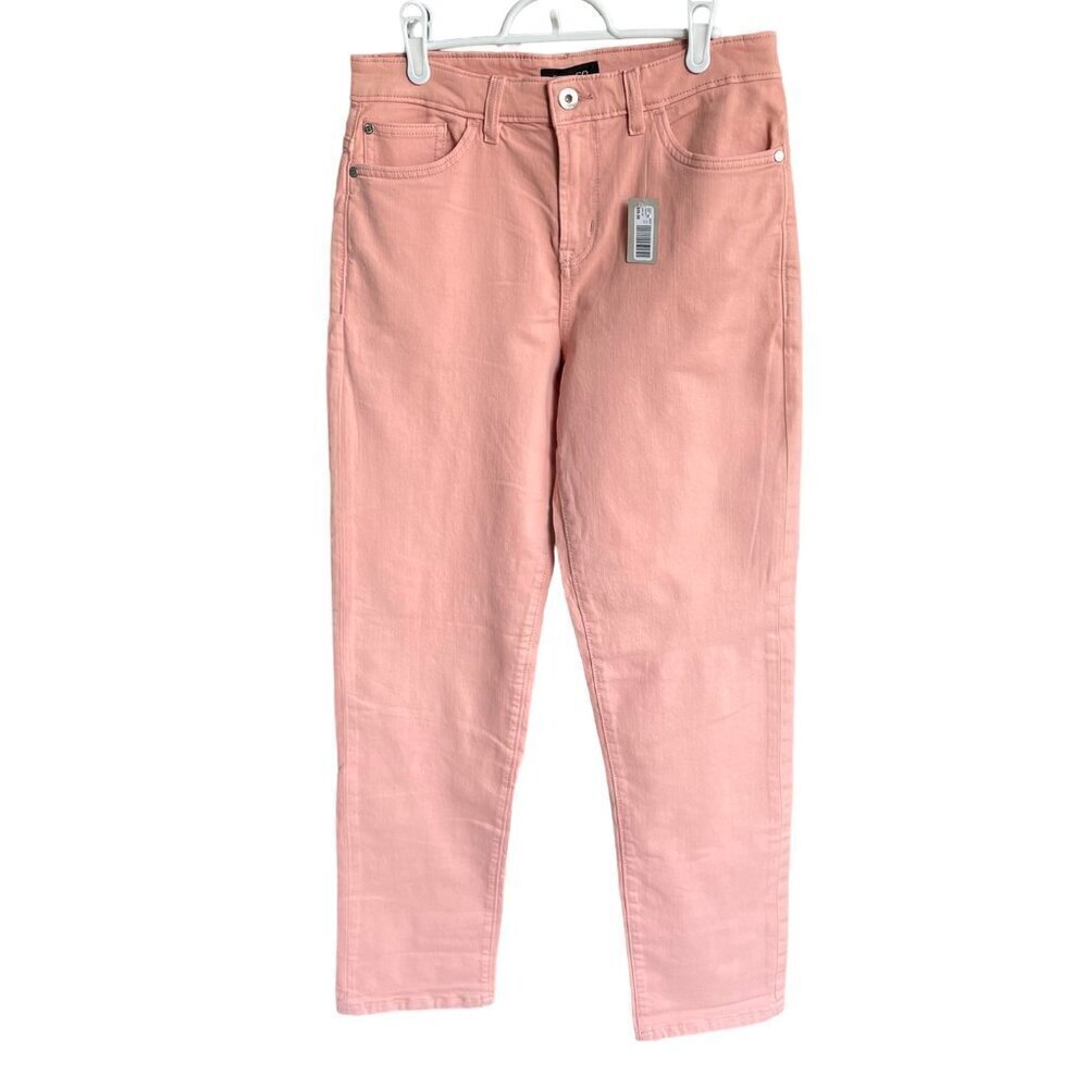 NWT RW&CO Women’s Light Pink Jeans Straight Leg 28 x 31